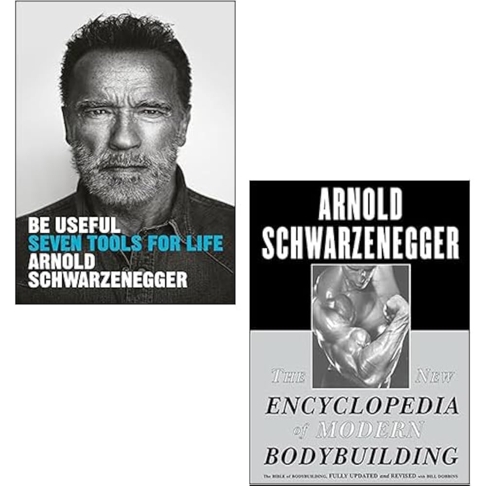 Arnold Schwarzenegger 2 Books Collection Set (Be Useful